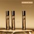 3 exalte fragrance bottles on a gold background with summer sale text